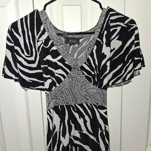 Bwear Zebra Print Blouse